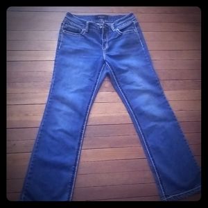Bling size 6 nine west Jean's